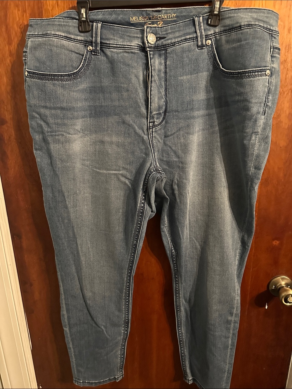 Melissa McCarthy Women’s Skinny Jeans - Light Blue Wash